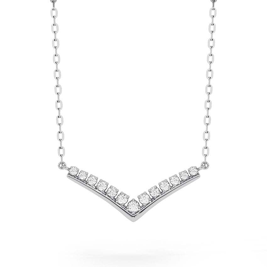 Comet Wing Diamond Necklace