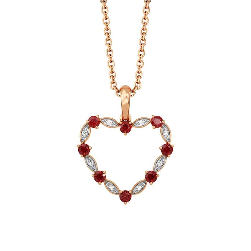 Love's Garden Gemstone Pendant