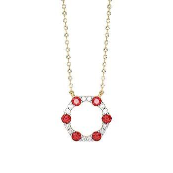 Little Love Petal Gemstone Necklace