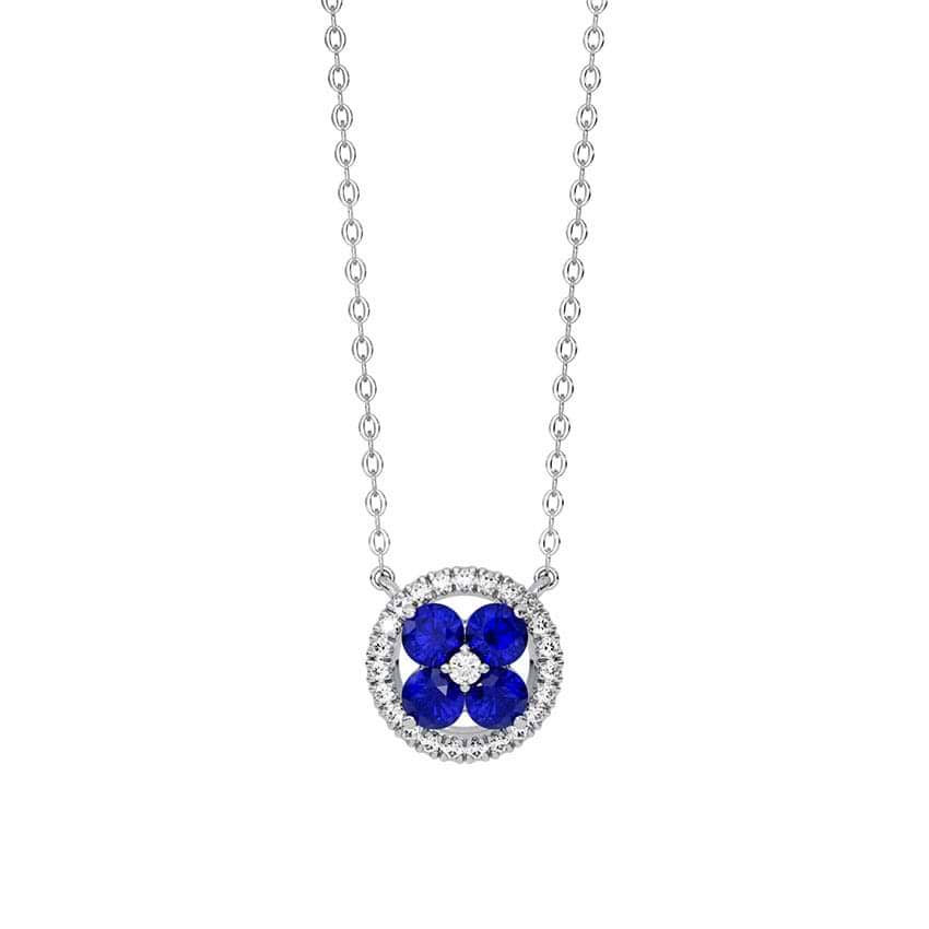 Berry Wreath Gemstone Necklace