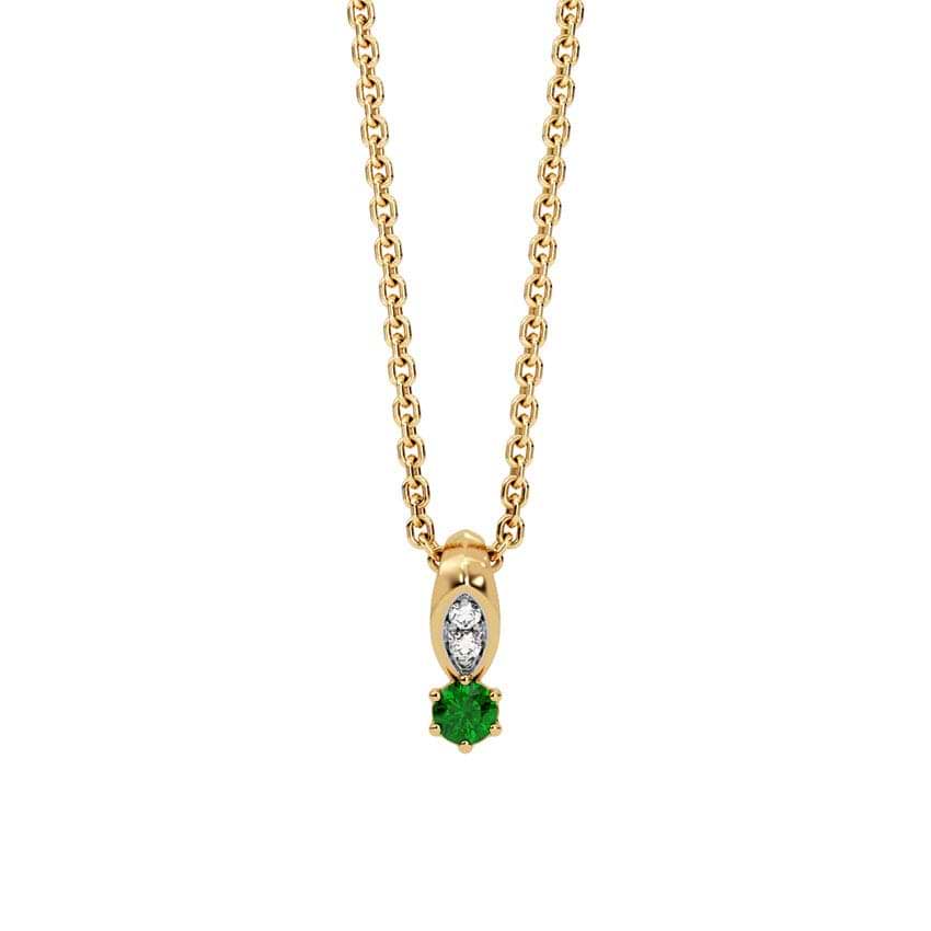 Abstract Eye Gemstone Pendant