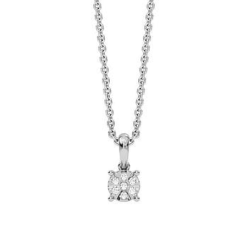 Circular Sparkle Diamond Pendant