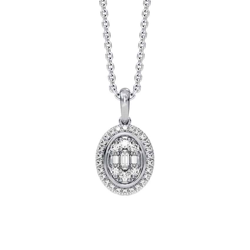Moon Rock Sparkle Diamond Pendant