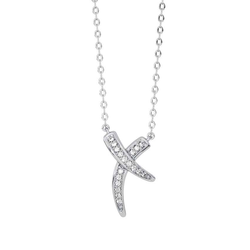 Intertwined Vines Sparkle Diamond Necklace