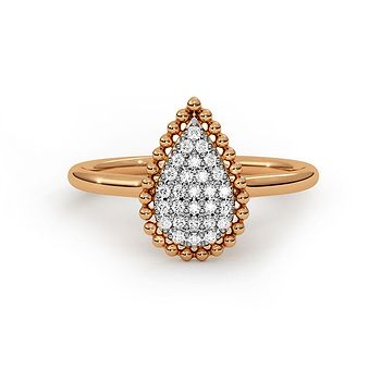 Pear Shimmer Diamond Ring