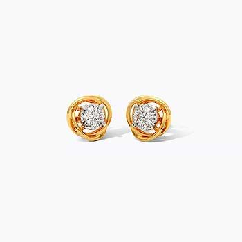 Primrose Solitaire Stud Earrings