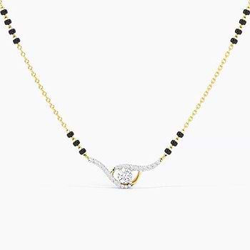 Misha Solitaire Mangalsutra