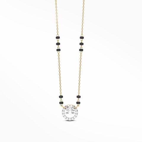 Kresha Solitaire Mangalsutra For Women