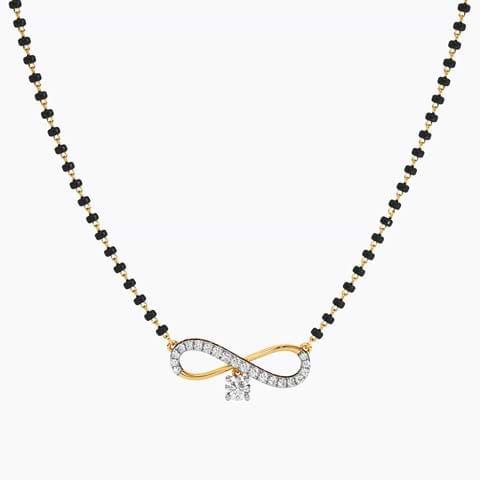 Tia Infinity Solitaire Mangalsutra