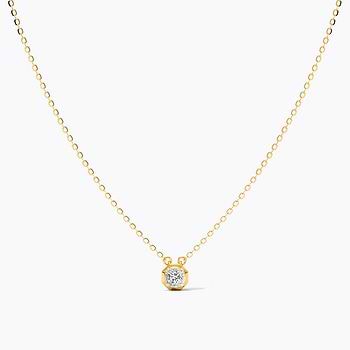 Cheery Bloom Solitaire Necklace