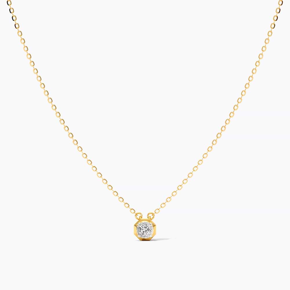 Cheery Bloom Solitaire Necklace