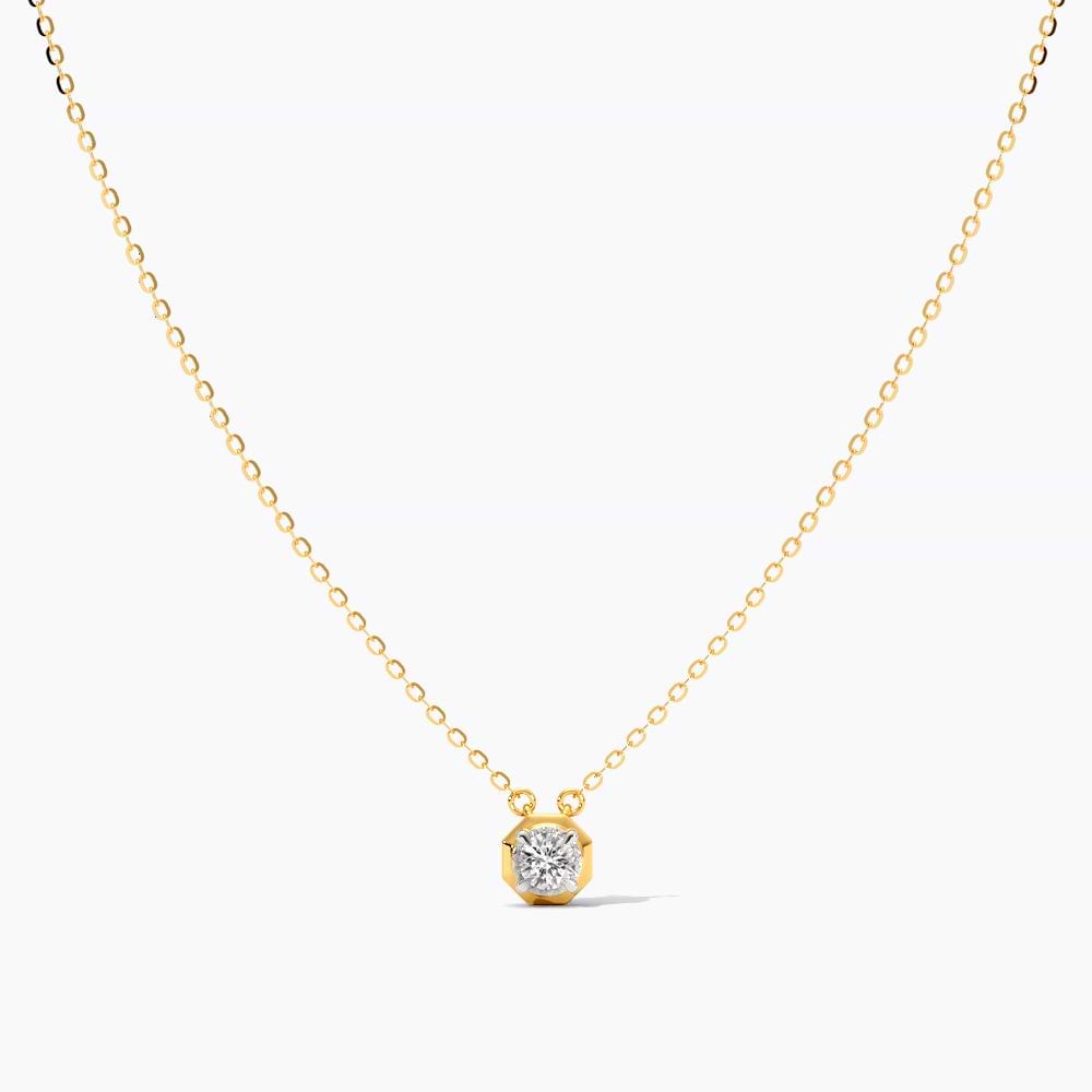 Classic Hexa Solitaire Necklace