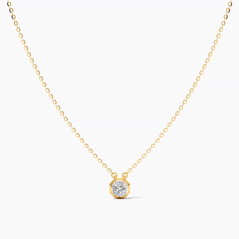 Hexella Solitaire Necklace