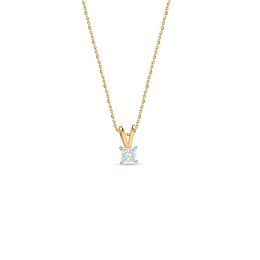 Glimmer Princess Solitaire Pendant