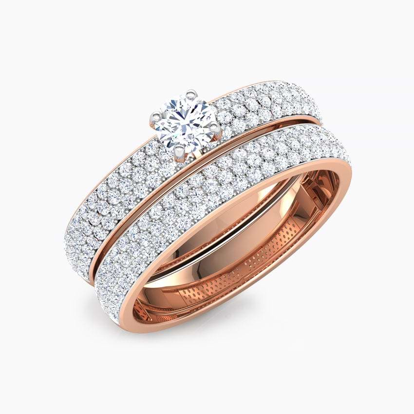 Gleam Solitaire Bridal Ring Set