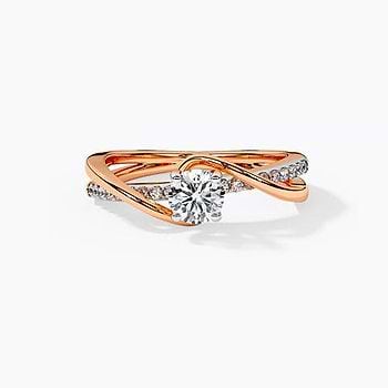 Tia Twine Solitaire Ring