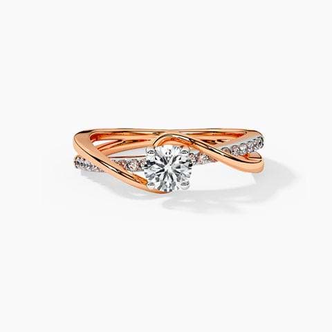 Tia Twine Solitaire Ring