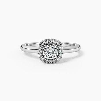Quies Diamond Solitaire Ring