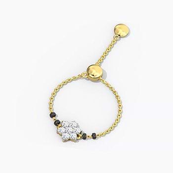Starry Gemstone Flexi Ring