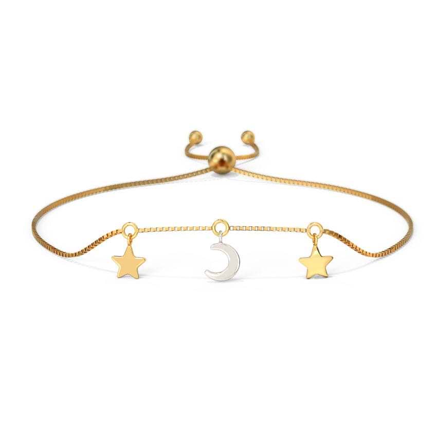 Celestial Adjustable Gold Bracelet