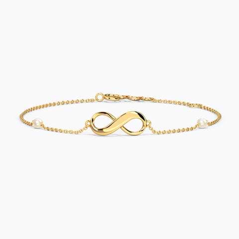 Beyond Infinity Personalised Gemstone Bracelet For Women