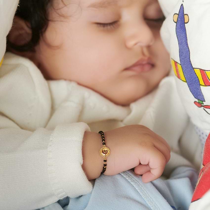 Shop Alphabet C Kids Nazaria Gold Bracelet Online - CaratLane US
