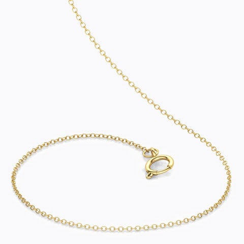 Lucent Kids' Cable Gold Chain