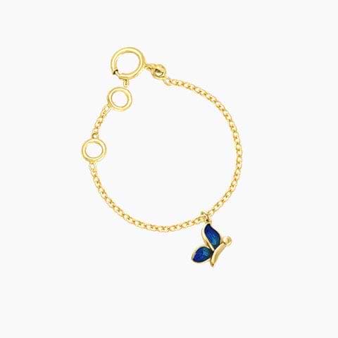 Butterfly Gold Watch Charm