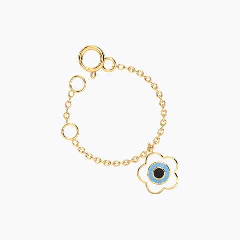Bloom Evil Eye Gold Watch Charm