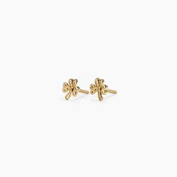 Lil Clover Kids' Gold Earrings Lil Clover Kids' Gold Earrings