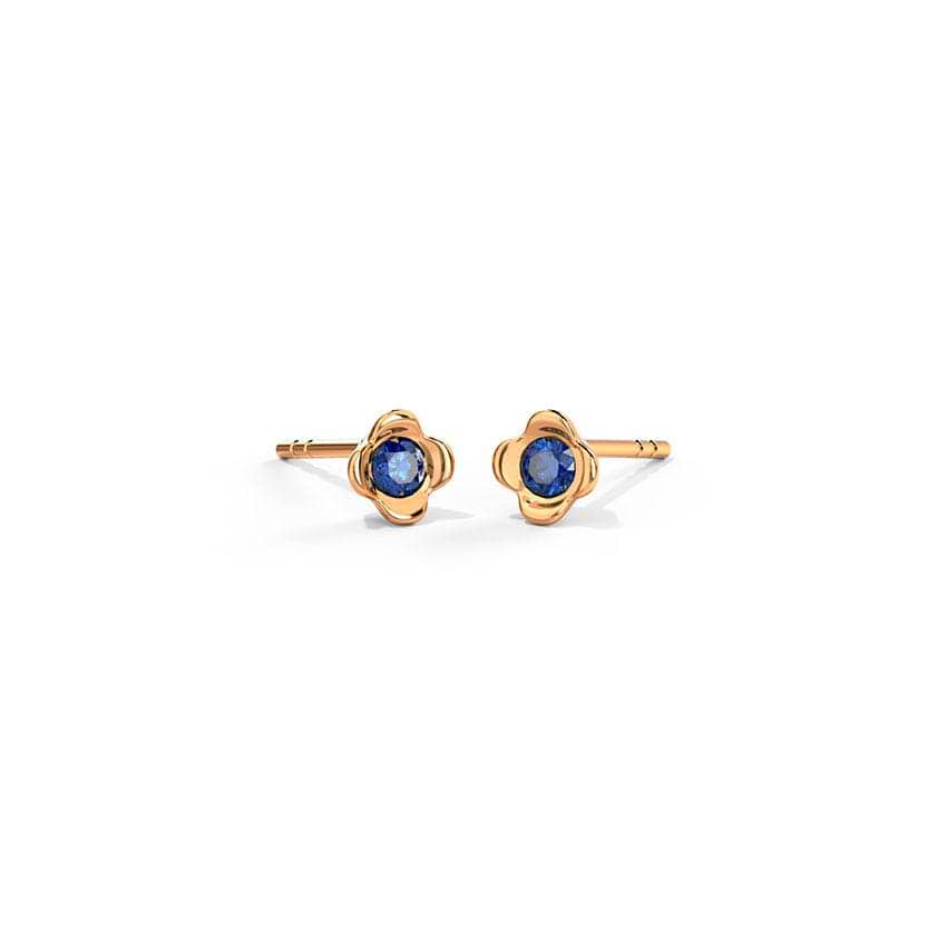 Fiona Floral Gemstone Stud Earrings