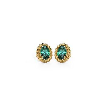 Genevia Gemstone Stud Earrings