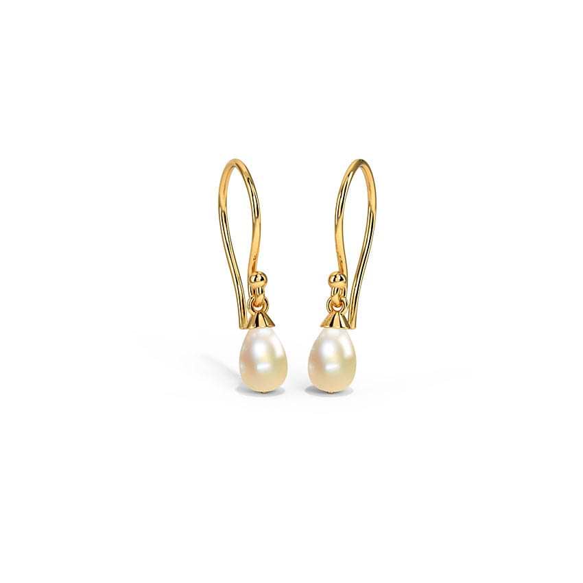 Sheer  Pearl Drop Earrings