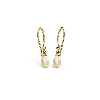 Sheer  Pearl Drop Earrings