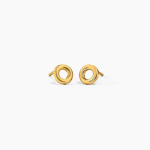 Round Stud Earring