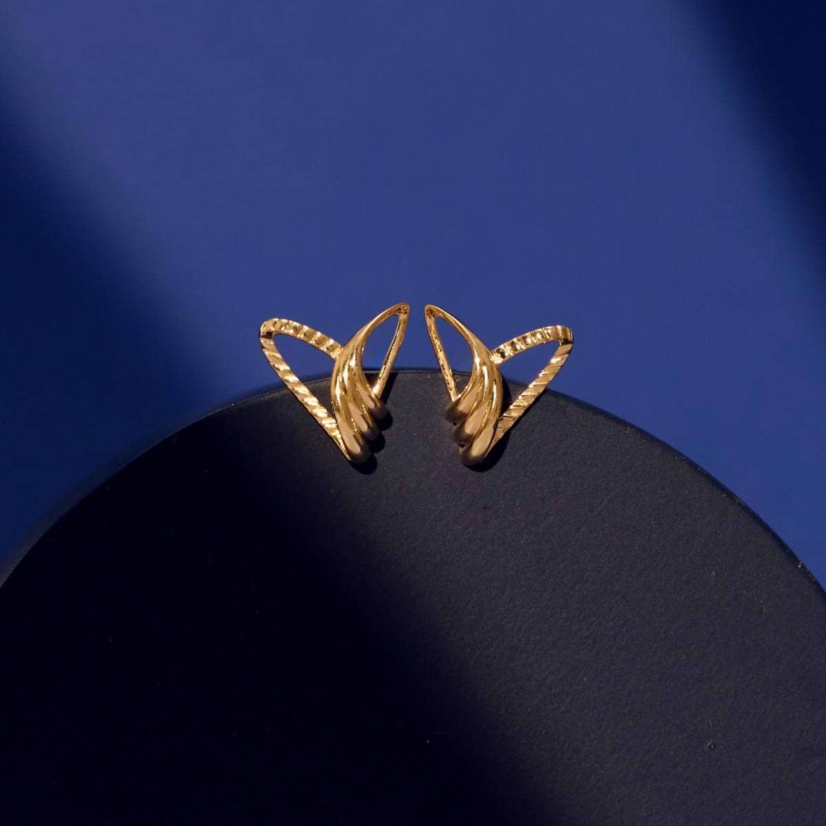 Elysian Gold Stud Earrings