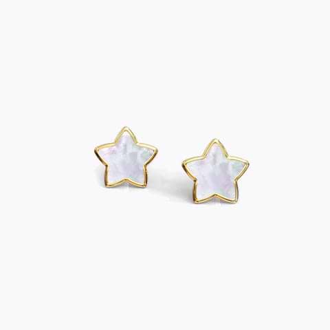 Mommy's Star Kids' Gemstone Earrings
