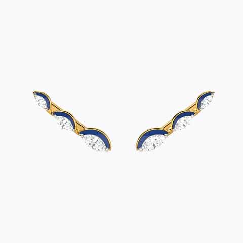 Classic Marquise Gemstone Ear Cuffs