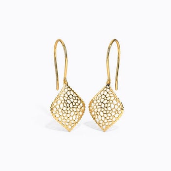 Finest Flora Gold Drop Earrings Finest Flora Gold Drop Earrings