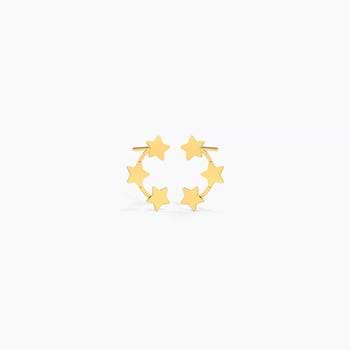 Three Star Stud Earring Three Star Stud Earring