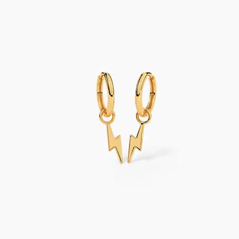Glow Gold Hoop Earrings