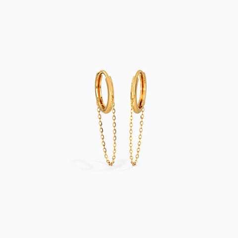 Enticing Gold Hoop Earrings