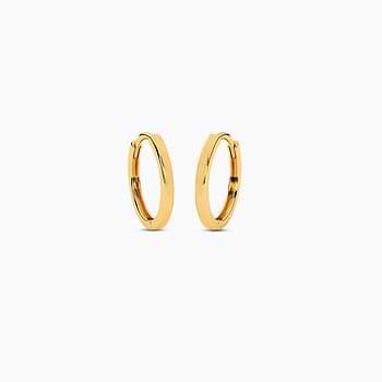 Evergreen Gold Hoop Earrings