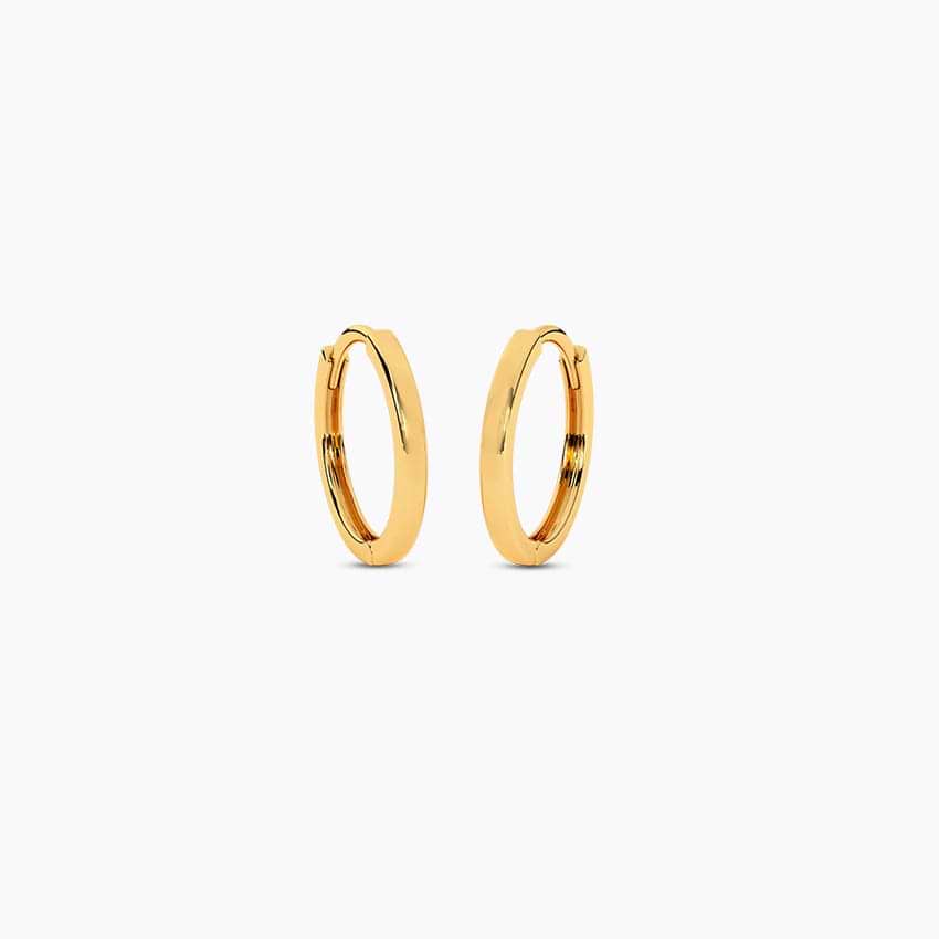 Evergreen Gold Hoop Earrings