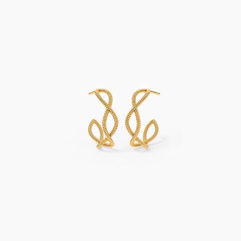 Engless Gold Hoop Earrings