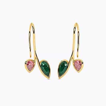Dewy Delight Gemstone Drop Earrings