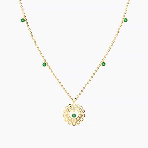 Kiara Cutout Gemstone Necklace