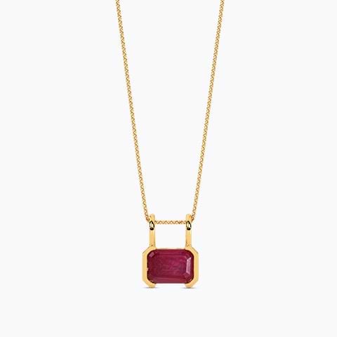 Horizon Spark Gemstone Pendant