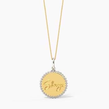 Personalised Name Gold Pendant Personalised Name Gold Pendant