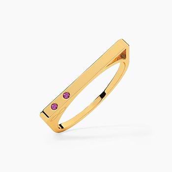 Elegant Gemstone Band